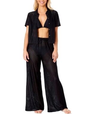 NWT Hurley Swimsuit Coverup Black Size Small